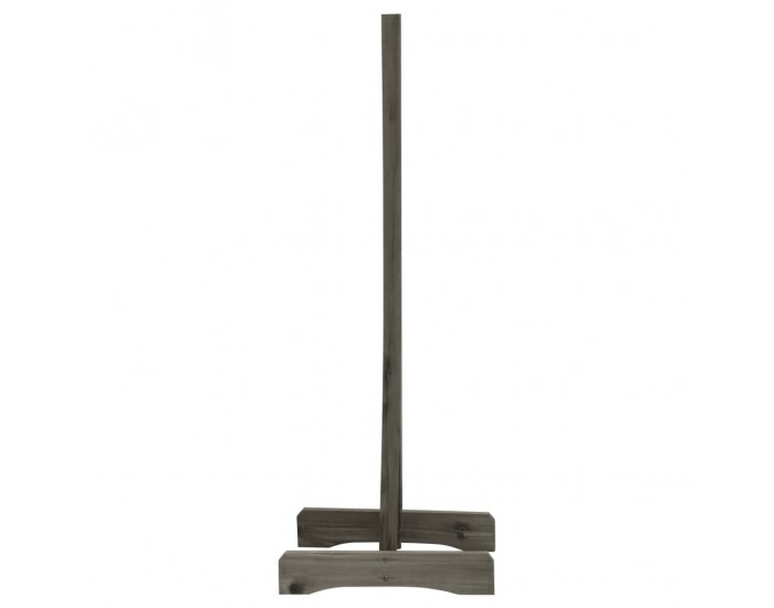 Sonata Градинска оградна решетка, сива, 150x80 см, чам масив