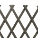 Sonata Градинска оградна решетка, сива, 150x80 см, чам масив