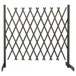Sonata Градинска оградна решетка, сива, 180x100 см, чам масив - Огради