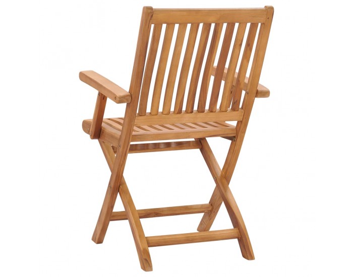 Sonata Сгъваеми градински столове, 2 бр, тиково дърво масив