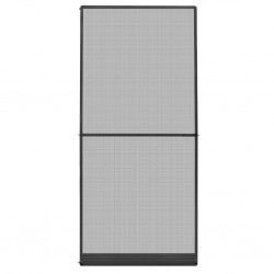 Sonata Комарник за врати на панти, антрацит, 100x215 см - Бизнес и Промишленост