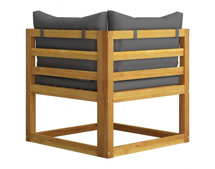 Sonata Градински лаундж комплект с възглавници, 6 части, акация масив Sonata Градински лаундж комплект с възглавници, 6 части, акация масив