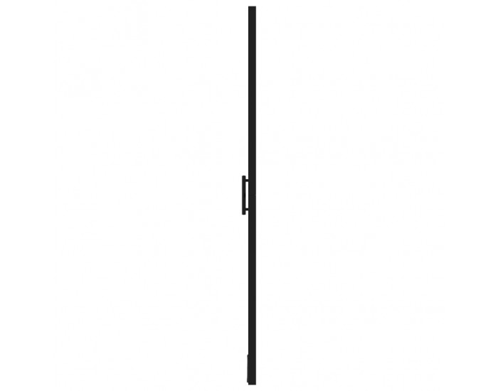 Sonata Врата за душ, закалено стъкло, 91x195 см, черна