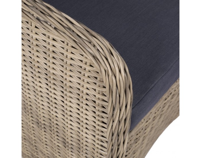 Sonata Градински трапезен комплект, 7 части, кафяв полиратан Sonata Градински трапезен комплект, 7 части, кафяв полиратан