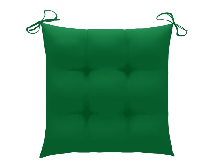 Sonata Възглавници за градински столове 6 бр зелени 50x50x7 см плат