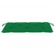 Sonata Възглавница за градинска пейка, зелена, 100x50x7 см, плат