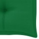 Sonata Възглавница за градинска пейка, зелена, 100x50x7 см, плат