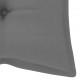 Sonata Възглавница за градинска пейка, сива, 120x50x7 см, плат
