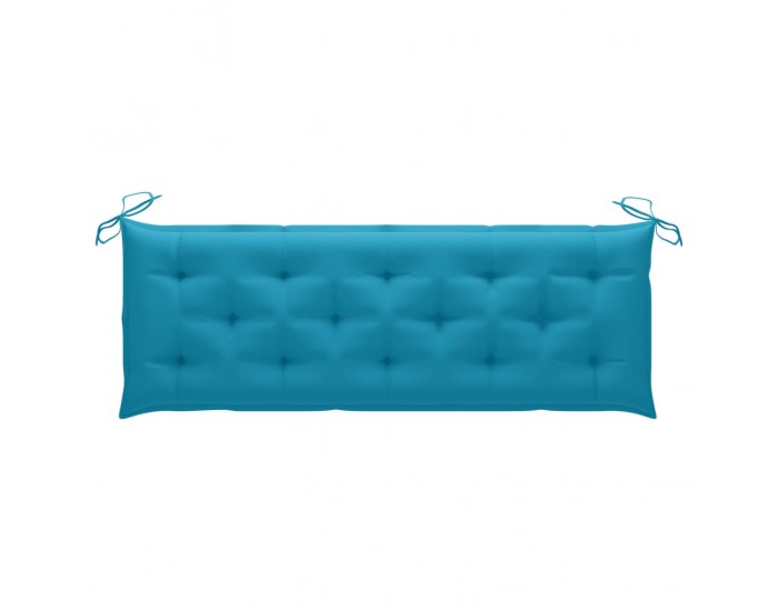 Sonata Възглавница за градинска пейка, синя, 150x50x7 см, плат