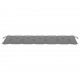 Sonata Възглавница за градинска пейка, сива, 180x50x7 см, плат