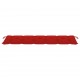 Sonata Възглавница за градинска пейка, червена, 180x50x7 см, плат