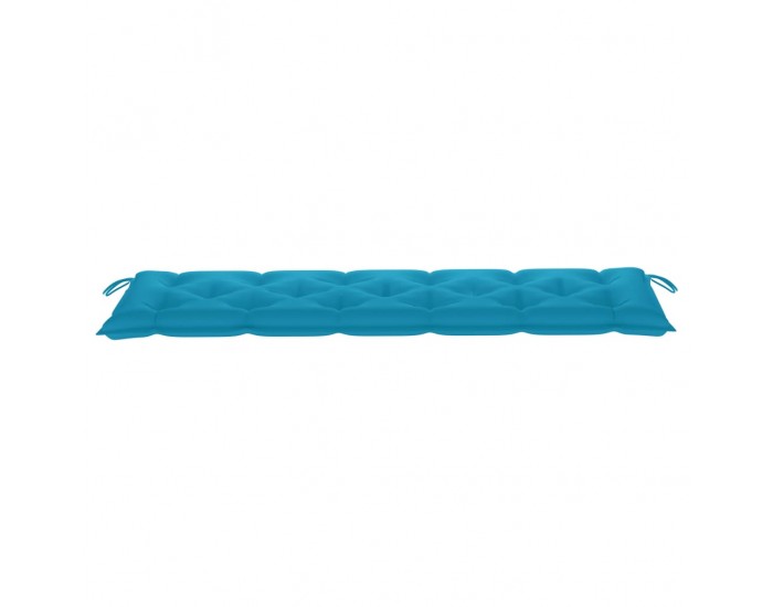 Sonata Възглавница за градинска пейка, синя, 180x50x7 см, плат