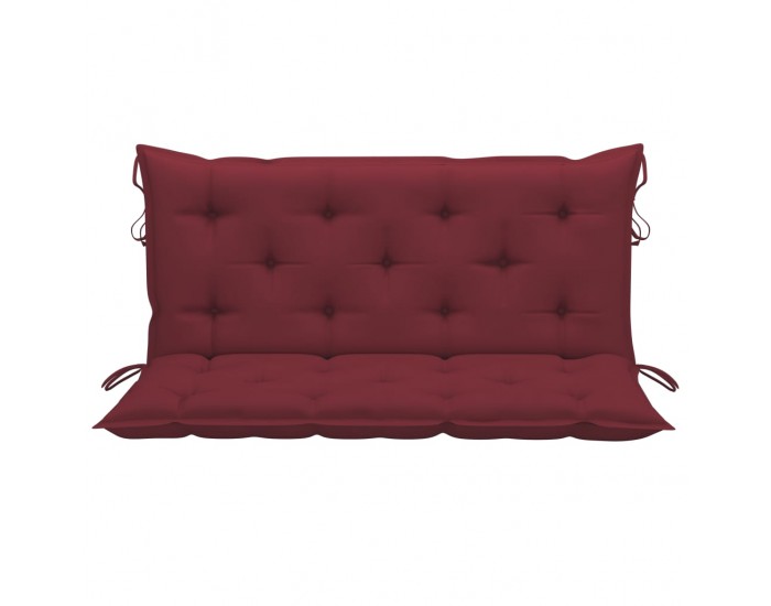 Sonata Възглавница за градинска люлка, виненочервена, 120 см, текстил