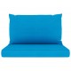 Sonata Палетни възглавници за диван, 2 бр, светлосини, текстил
