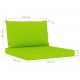 Sonata Палетни възглавници за диван, 2 бр, светлозелени, текстил