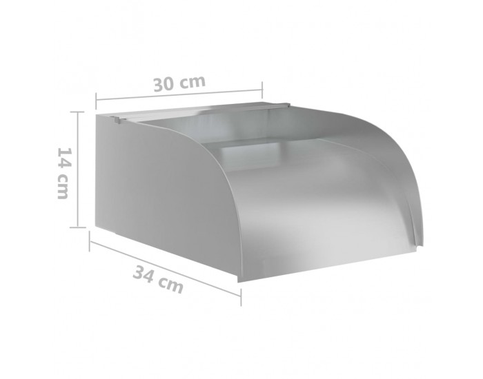 Sonata Водопад с LED 30x34x14 см неръждаема стомана 304 Sonata Водопад с LED 30x34x14 см неръждаема стомана 304