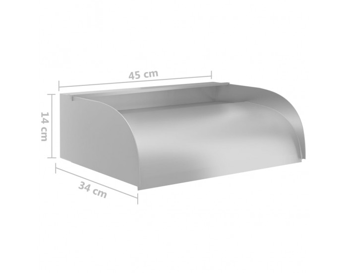 Sonata Водопад с LED 45x34x14 см неръждаема стомана 304 Sonata Водопад с LED 45x34x14 см неръждаема стомана 304