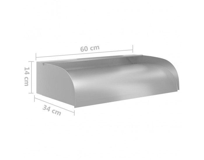 Sonata Водопад с LED 60x34x14 см неръждаема стомана 304 Sonata Водопад с LED 60x34x14 см неръждаема стомана 304
