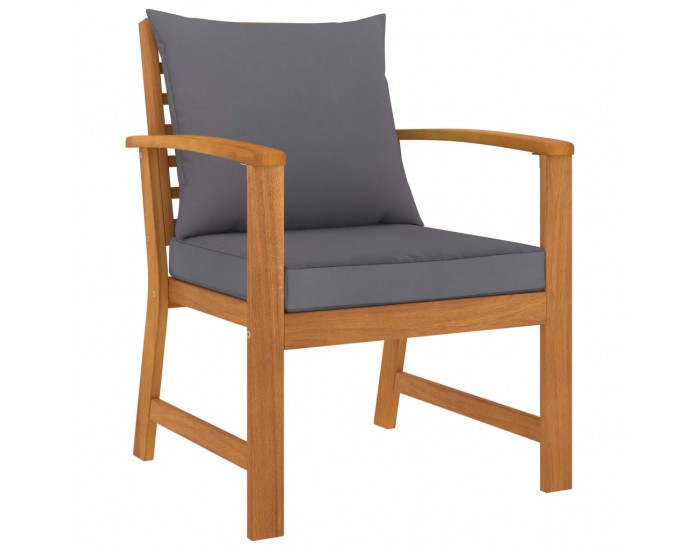 Sonata Градински лаундж комплект с възглавници, 5 части, акация масив Sonata Градински лаундж комплект с възглавници, 5 части, акация масив