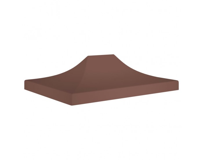 Sonata Покривало за парти шатра, 4x3 м, кафяво, 270 г/м²