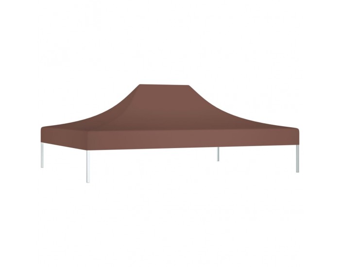 Sonata Покривало за парти шатра, 4x3 м, кафяво, 270 г/м²