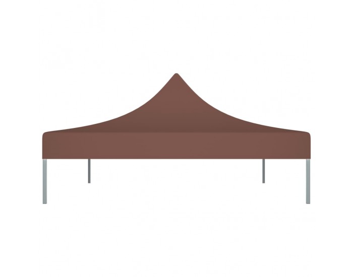 Sonata Покривало за парти шатра, 4x3 м, кафяво, 270 г/м²