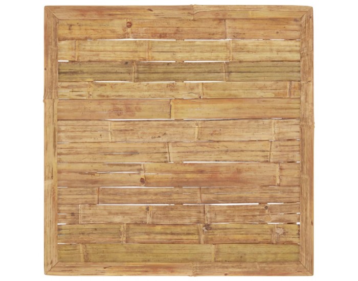 Sonata Градински лаундж комплект 4 части тъмносиви възглавници бамбук
