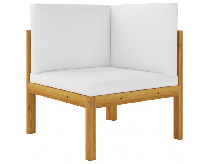 Sonata Градински комплект с възглавници, 2 части, акациево дърво масив