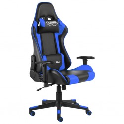 Sonata Въртящ геймърски стол, син, PVC - Специални столове