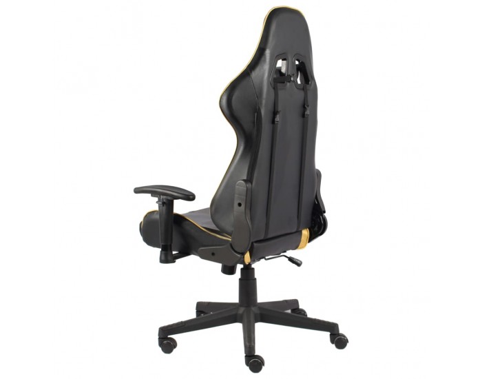 Sonata Въртящ геймърски стол, златист, PVC
