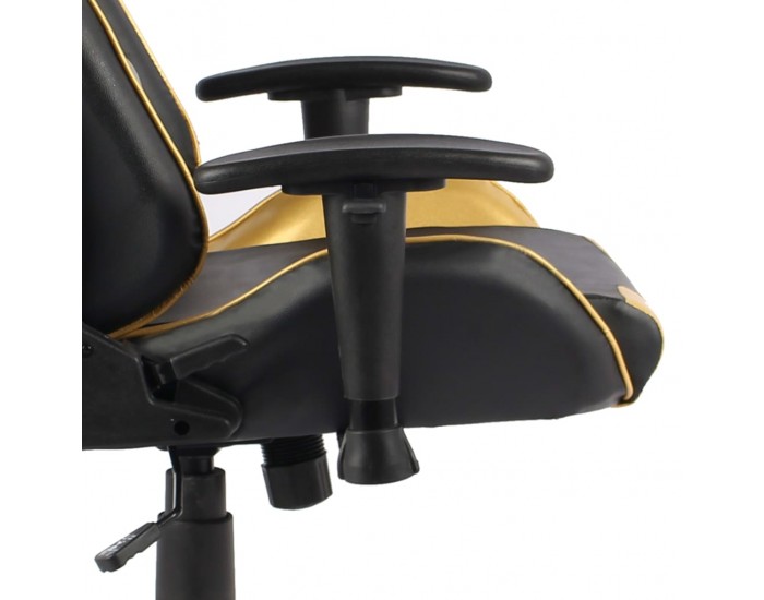 Sonata Въртящ геймърски стол, златист, PVC