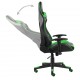 Sonata Въртящ геймърски стол, зелен, PVC