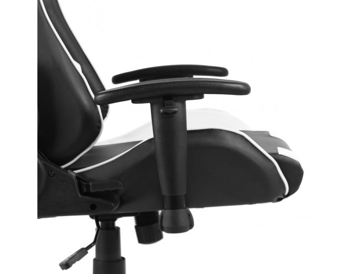 Sonata Въртящ геймърски стол, бял, PVC
