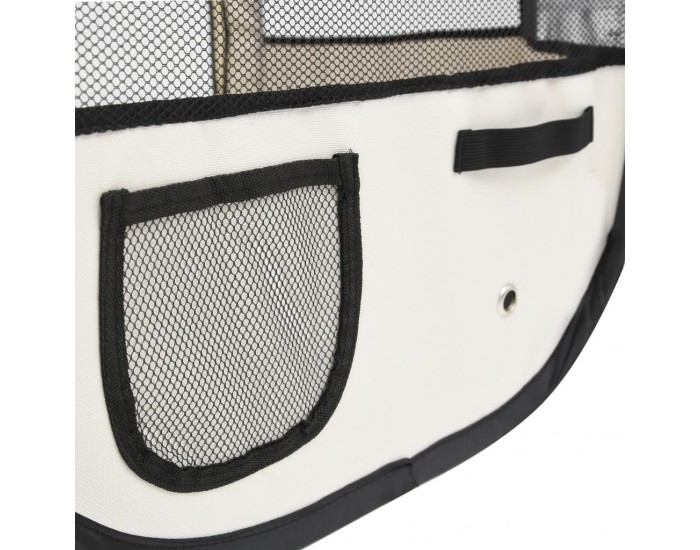 Sonata Сгъваема кучешка кошара с чанта за носене розова 90x90x58 см