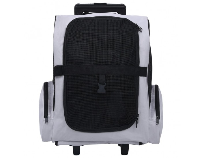 Sonata Сгъваема мултифункционална количка за домашни любимци, сива