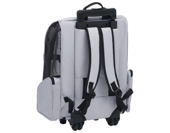 Sonata Сгъваема мултифункционална количка за домашни любимци, сива