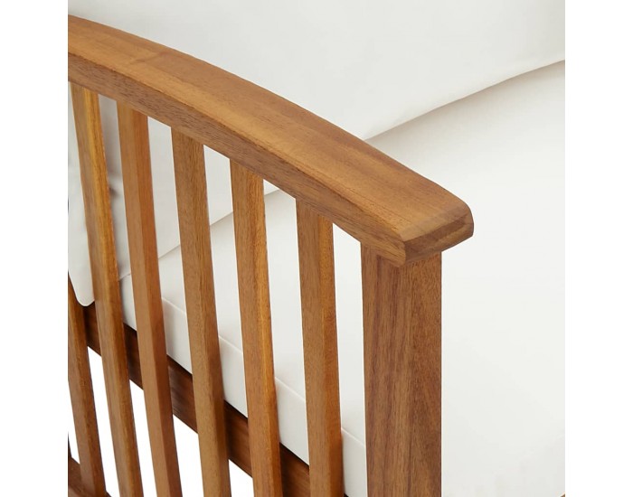 Sonata Градински комплект с възглавници, 3 части, акациево дърво масив