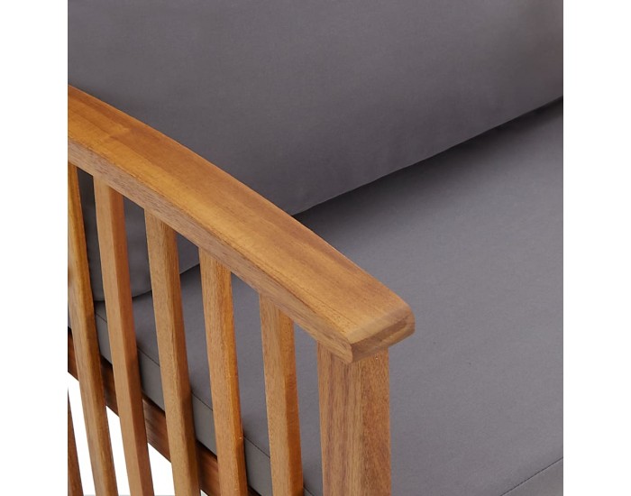 Sonata Градински комплект с възглавници, 3 части, акациево дърво масив