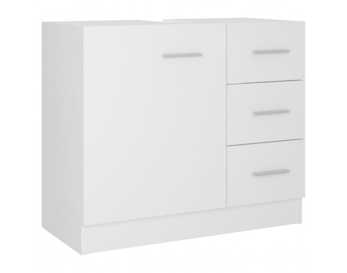 Sonata Долен шкаф за мивка, бял, 63x30x54 см, ПДЧ