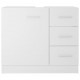 Sonata Долен шкаф за мивка, бял, 63x30x54 см, ПДЧ