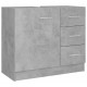Sonata Долен шкаф за мивка, бетонно сив, 63x30x54 см, ПДЧ