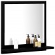 Sonata Огледало за баня, черно, 40x10,5x37 см, ПДЧ