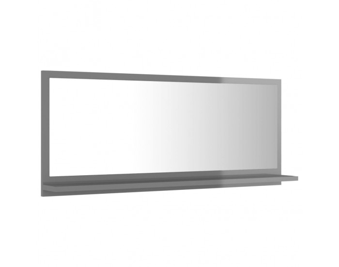 Sonata Огледало за баня, сив гланц, 90x10,5x37 см, ПДЧ