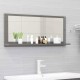 Sonata Огледало за баня, сив гланц, 90x10,5x37 см, ПДЧ