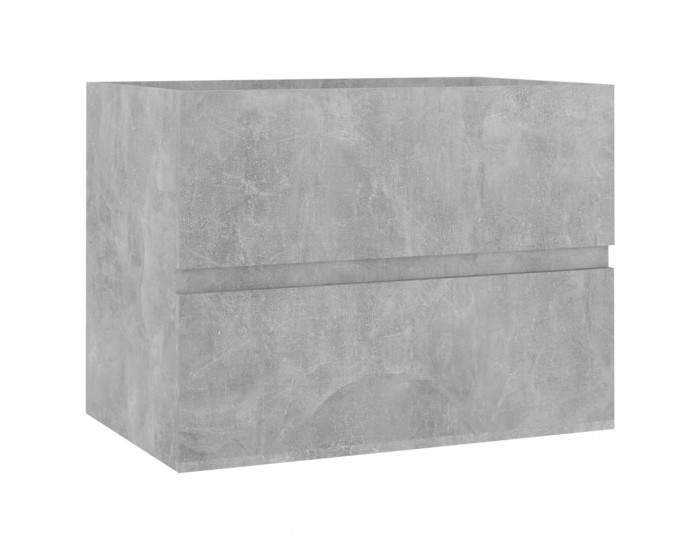 Sonata Долен шкаф за мивка, бетонно сив, 60x38,5x45 см, ПДЧ
