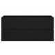 Sonata Долен шкаф за мивка, черен, 100x38,5x45 см, ПДЧ