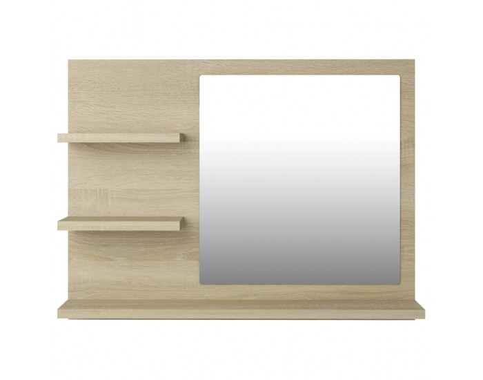 Sonata Огледало за баня, дъб сонома, 60x10,5x45 см, ПДЧ