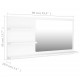 Sonata Огледало за баня, бял, 90x10,5x45 см, ПДЧ