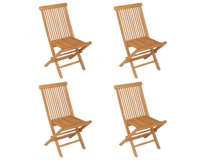 Sonata Градински трапезен комплект, 5 части, тиково дърво масив