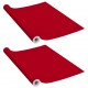 Sonata Самозалепващо фолио за мебели 2 бр червени 500х90 см PVC